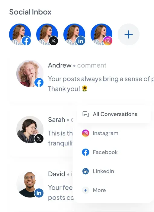 respond to comments, messages, and replies