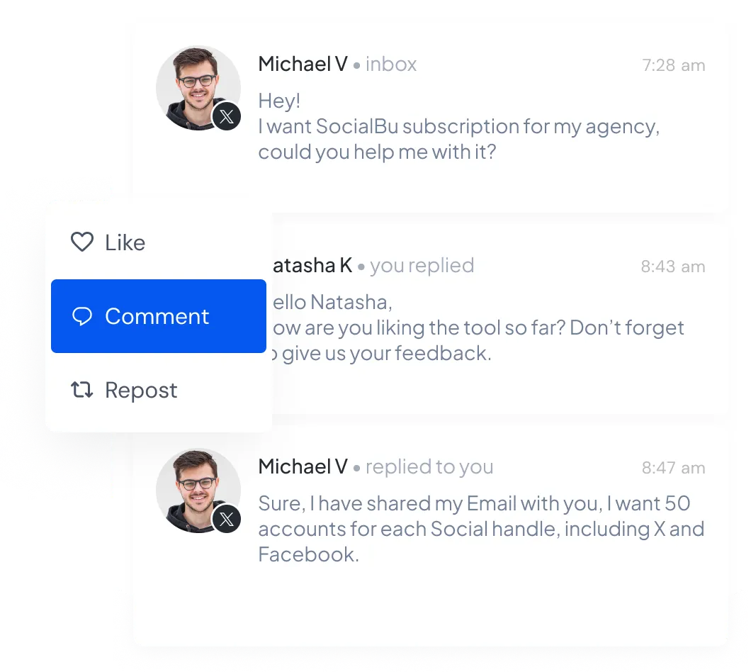 Monitor conversations